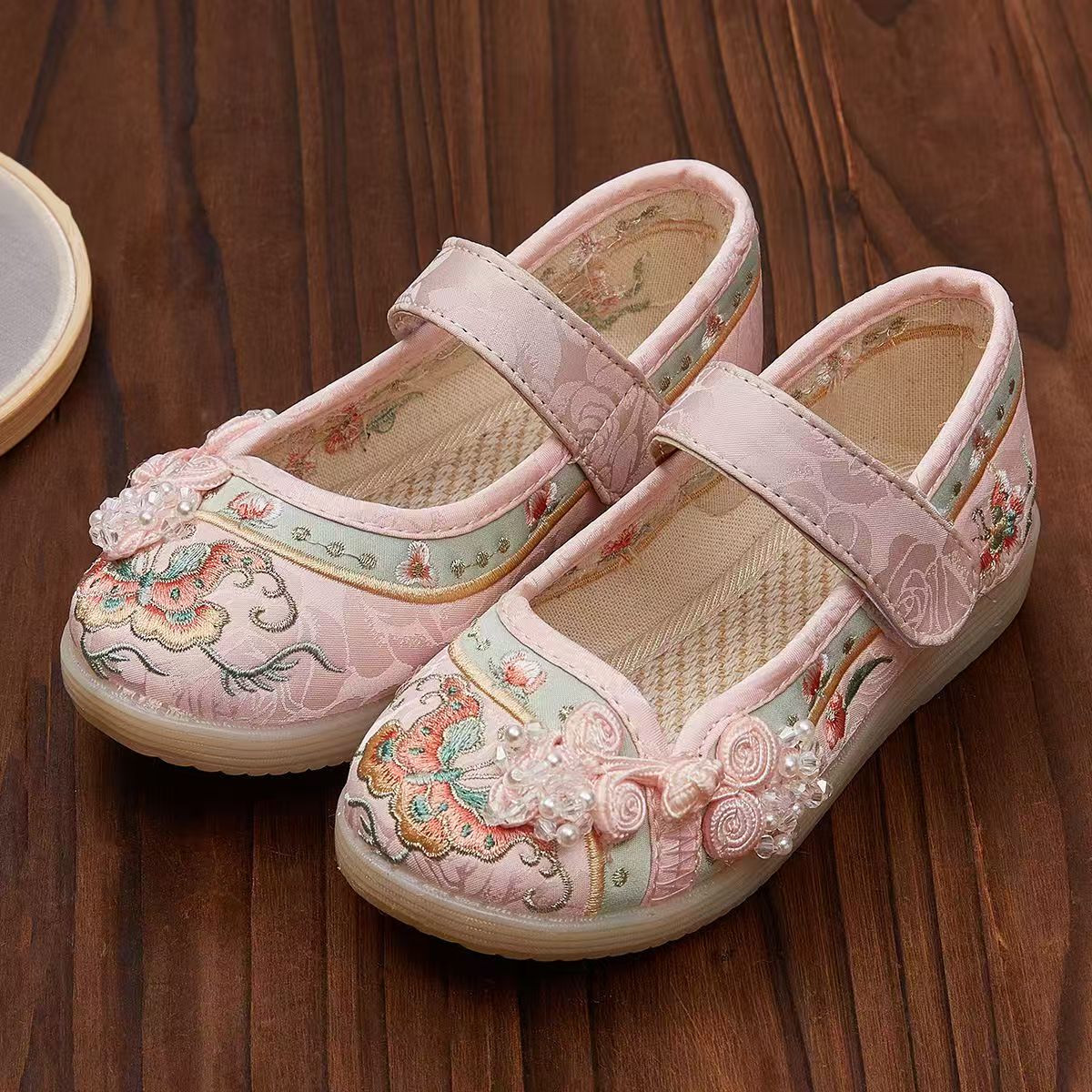 Velcro Hook Loop - Chaussures en tissu à semelle souple
