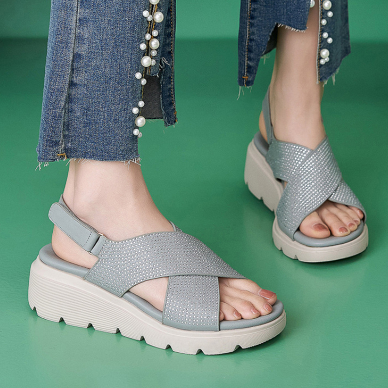 Velcro Hook Loop - Nouvelles sandales à semelle épaisse 2026,