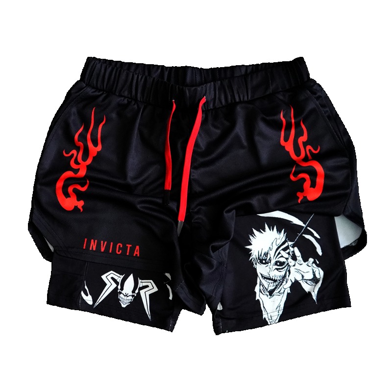 Short de compression 2-en-1 An - Cosplay Flame Prop avis et prix