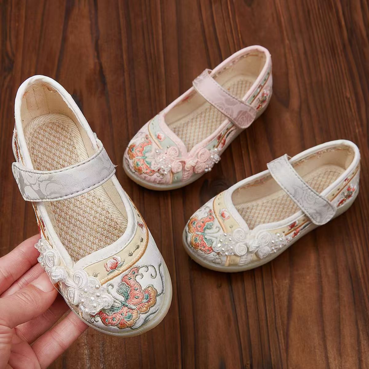 Chaussures en tissu à semelle  - Velcro Hook Loop avis et prix